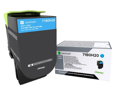 Lexmark 71B0H20, original, cyan, Toner Lexmark 71B0H20, original, cyan, Toner