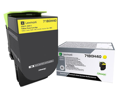 Lexmark 71B0H40, original, gelb, Toner Lexmark 71B0H40, original, gelb, Toner