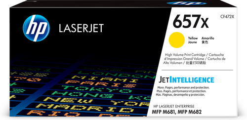 HP 657X High Yield Yellow Original LaserJet Toner Cartridge, gelb, Toner HP 657X High Yield Yellow Original LaserJet Toner Cartridge, gelb, Toner