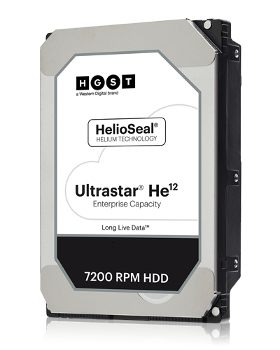 12 TB HDD Western Digital He12&comma; SATA 6 Gbit&sol;s