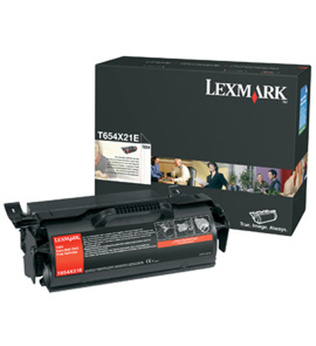 Lexmark T654X21E, original, schwarz, Toner Lexmark T654X21E, original, schwarz, Toner