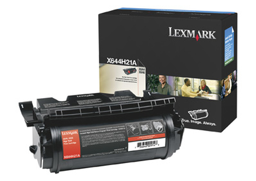 Lexmark X644H21E, original, schwarz, Toner Lexmark X644H21E, original, schwarz, Toner