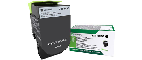 Lexmark 71B20K0&comma; original&comma; schwarz&comma; Toner