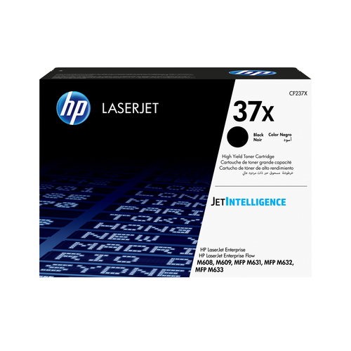 HP 37X Schwarz Original LaserJet Tonerkartusche mit hoher Reichweite