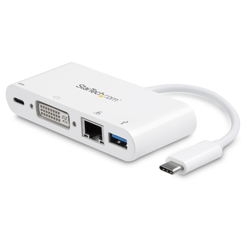 StarTech&period;com DKT30CDVPD&comma; USB 3&period;2 Gen 1 &lpar;3&period;1 Gen 1&rpar; Type-C&comma; wei&szlig;