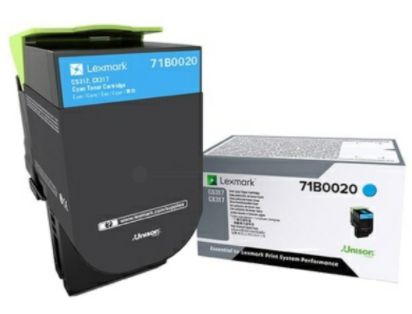 Lexmark 73B0020, original, cyan, Toner Lexmark 73B0020, original, cyan, Toner