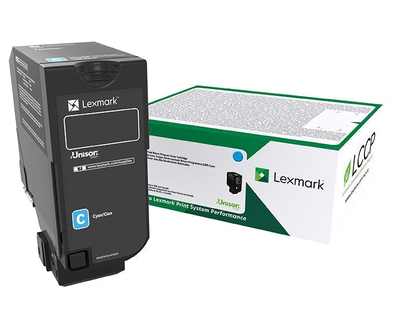 Lexmark 75B20C0&comma; original&comma; cyan&comma; Toner