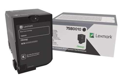 Lexmark 75B0010, original, schwarz, Toner Lexmark 75B0010, original, schwarz, Toner