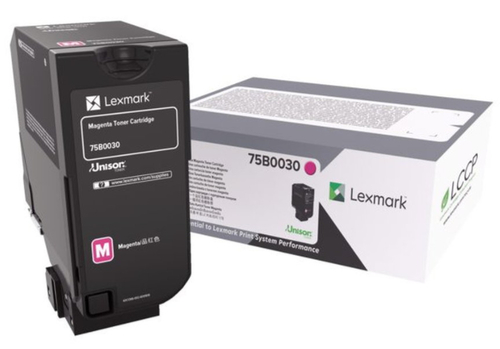 Lexmark 75B0030, original, magenta, Toner Lexmark 75B0030, original, magenta, Toner
