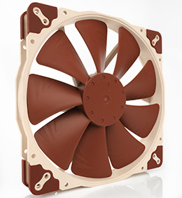 Noctua NF-A20 FLX, beige, braun, Lüfter, 200x200x30mm, 800rpm, 146,9 m³/h, 18,1 dB, 1,08 mmH2O, 3-polig Noctua NF-A20 FLX, beige, braun, Lüfter, 200x200x30mm, 800rpm, 146,9 m³/h, 18,1 dB, 1,08 mmH2O, 3-polig