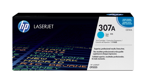 HP 307A Cyan Original LaserJet Toner Cartridge, cyan HP 307A Cyan Original LaserJet Toner Cartridge, cyan