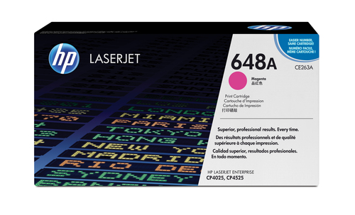 HP 648A Magenta Original LaserJet Toner Cartridge, magenta HP 648A Magenta Original LaserJet Toner Cartridge, magenta