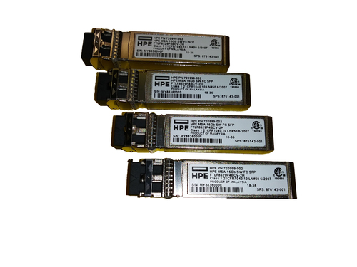 HPE MSA 16Gb Short Wave Fibre Channel SFP&plus; 4-pack Transceiver