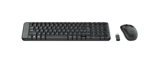 Logitech MK220 schwarz Tastatur&comma; Layout&colon; Griechisch