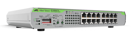 Allied Telesis AT-GS920/16-30 Unmanaged Switch, 16x RJ-45, Backplane: 32 Gbit/s Allied Telesis AT-GS920/16-30 Unmanaged Switch, 16x RJ-45, Backplane: 32 Gbit/s