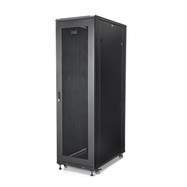 19 Zoll/ 42HE StarTech 4-Pfosten Server Rack Gehäuse mit Rollen, Großer Industrie-Netzwerkschrank 19 Zoll/ 42HE StarTech 4-Pfosten Server Rack Gehäuse mit Rollen, Großer Industrie-Netzwerkschrank