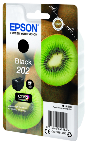 Epson 202&comma; original&comma; schwarz&comma; Tinte