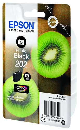 Epson 202, original, schwarz, Tinte Epson 202, original, schwarz, Tinte