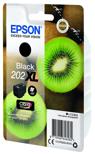 Epson 202XL, original, schwarz, Tinte Epson 202XL, original, schwarz, Tinte