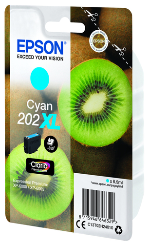 Epson 202XL, original, cyan, Tinte Epson 202XL, original, cyan, Tinte