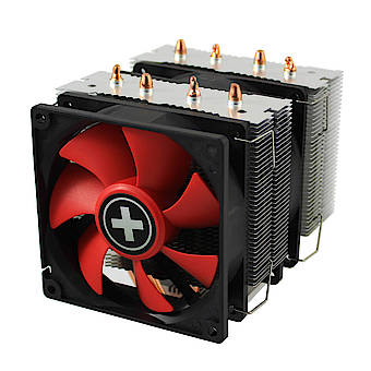 Xilence XC044, schwarz, rot, CPU-Kühler, 125x123x105mm, 600-2200rpm, 21,8 dB Xilence XC044, schwarz, rot, CPU-Kühler, 125x123x105mm, 600-2200rpm, 21,8 dB