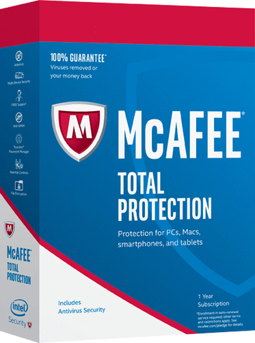 McAfee Total Protection 2018 1D 1Y, Antivirus-Sicherheit, 1 Lizenz(en), 1 Jahr(e) McAfee Total Protection 2018 1D 1Y, Antivirus-Sicherheit, 1 Lizenz(en), 1 Jahr(e)