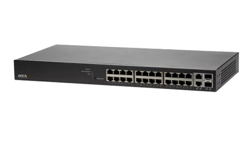 Axis 01192-002 Managed Switch&comma; 24x RJ-45&comma; Backplane&colon; 52 Gbit&sol;s&comma; PoE