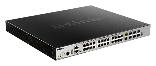 D-Link DGS-3630-28PC&sol;SI L3 Managed Switch&comma; 20x RJ-45&comma; Backplane&colon; 128 Gbit&sol;s&comma; PoE