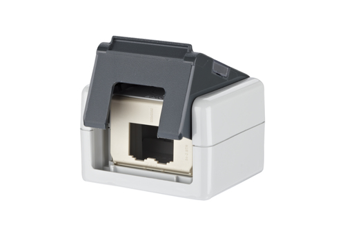 METZ CONNECT Modul IP20 AP-Gehäuse grau mit PK-Auslass unbestuckt METZ CONNECT Modul IP20 AP-Gehäuse grau mit PK-Auslass unbestuckt