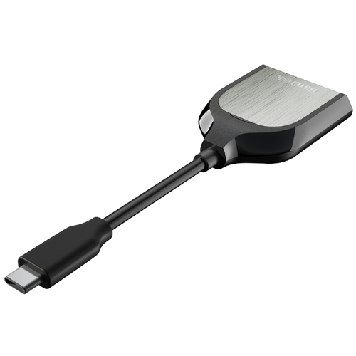 SanDisk Extreme PRO Kartenleser USB 3&period;2 Gen 1 &lpar;3&period;1 Gen 1&rpar; Type-C Schwarz&comma; Silber