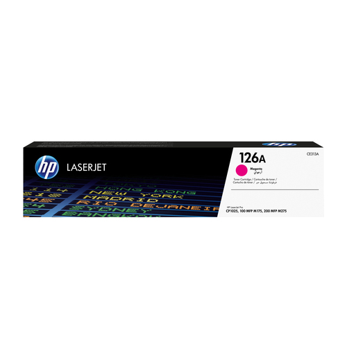 HP 126A Magenta Original LaserJet Toner Cartridge, magenta HP 126A Magenta Original LaserJet Toner Cartridge, magenta
