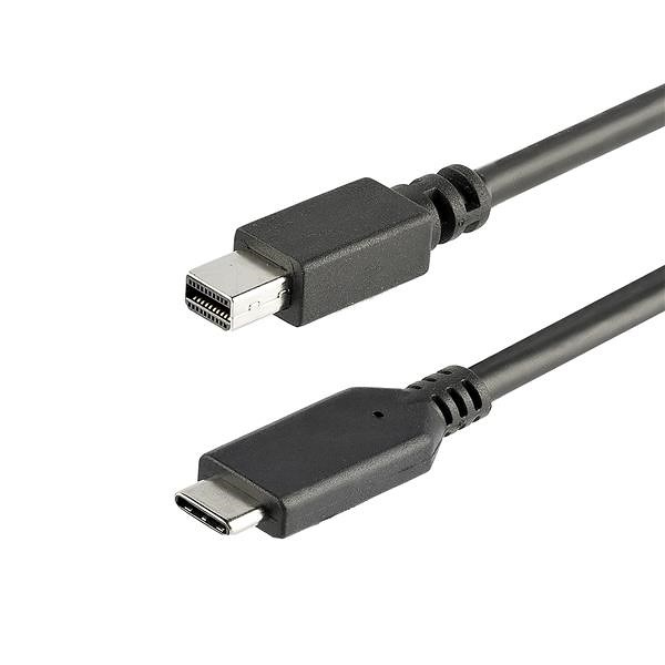 1m USB-C auf Mini DisplayPort Kabel - 4K 60Hz, schwarz 1m USB-C auf Mini DisplayPort Kabel - 4K 60Hz, schwarz