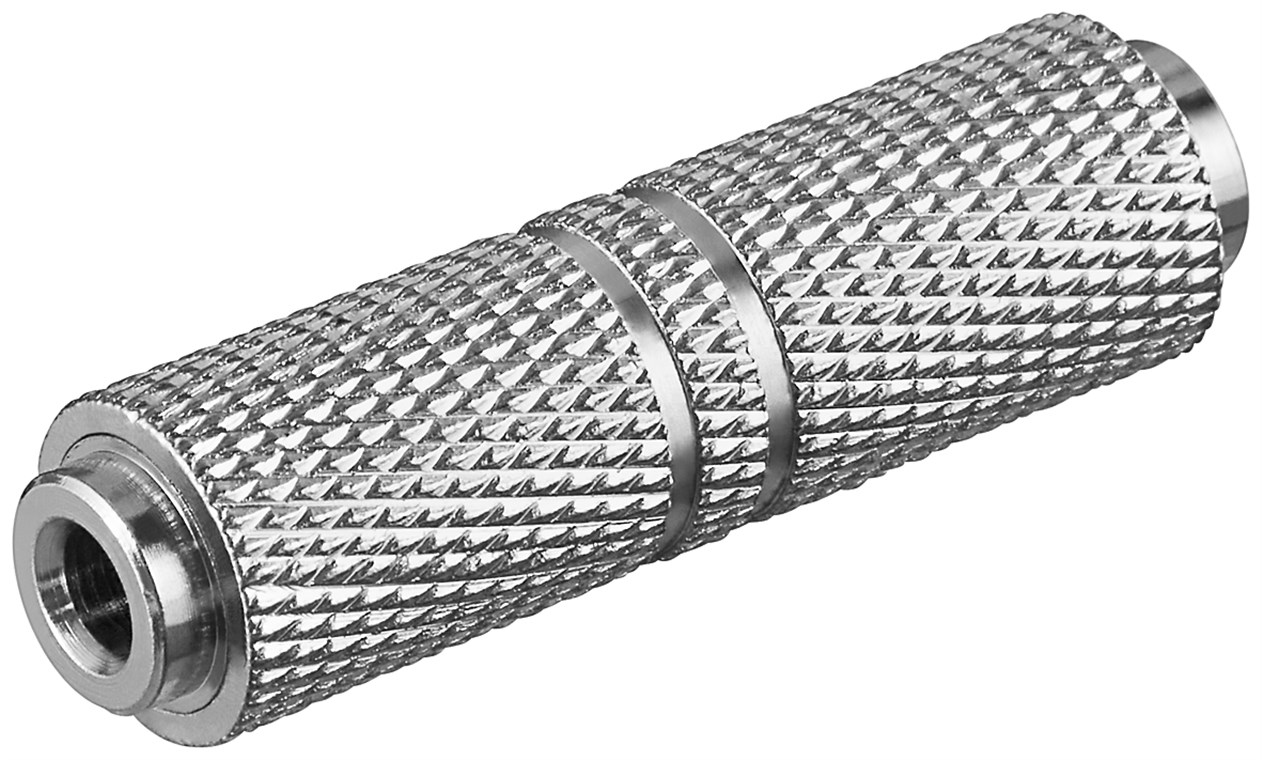 goobay Audio Adapter Klinke-Buchse > Klinke Buchse, metall 