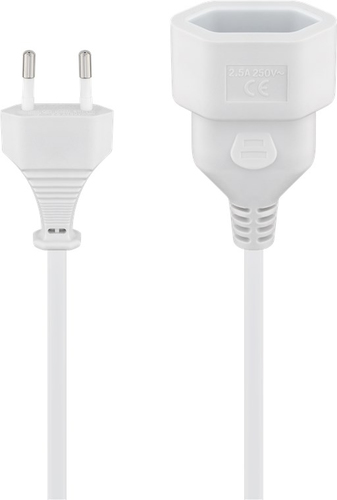 Verlängerungskabel Eurostecker, 3 m,