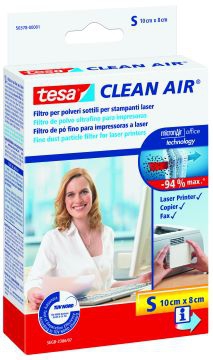 Tesa Clean Air Größe S, Feinstaubfilter 100 x 80 mm Tesa Clean Air Größe S, Feinstaubfilter 100 x 80 mm