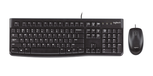 Logitech MK120 schwarz Tastatur, Layout: US International Logitech MK120 schwarz Tastatur, Layout: US International