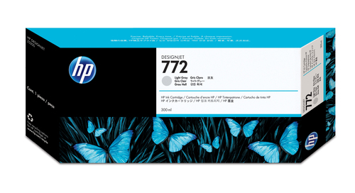 HP 772 300-ml Light Gray DesignJet Ink Cartridge HP 772 300-ml Light Gray DesignJet Ink Cartridge