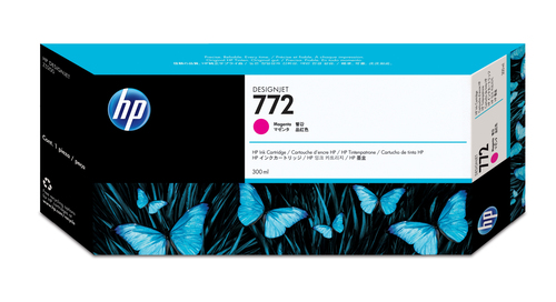 HP 772 300-ml Magenta DesignJet Ink Cartridge HP 772 300-ml Magenta DesignJet Ink Cartridge