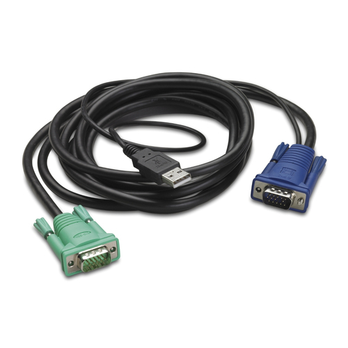 APC Integriertes Rack , LCD/KVM USB-Kabel - 6 Fuß (1,8 m) APC Integriertes Rack , LCD/KVM USB-Kabel - 6 Fuß (1,8 m)