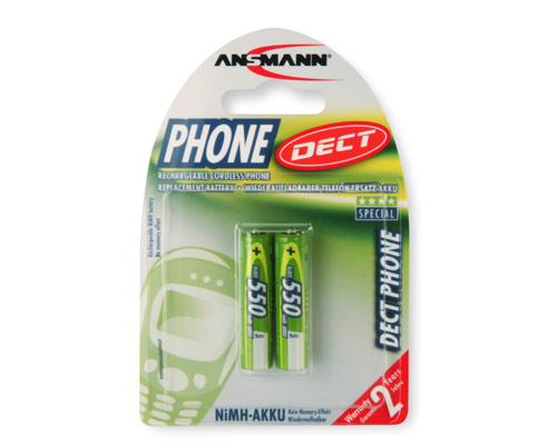 Ansmann DECT NiMH Akku Micro AAA 550mAh maxE 2er Blister