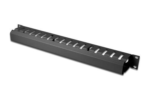 Digitus Kabelführungspanel mit abnehmbarer Blende für 483 mm (19)-Schränke, 1HE Digitus Kabelführungspanel mit abnehmbarer Blende für 483 mm (19)-Schränke, 1HE