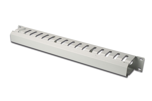 Digitus Kabelf&uuml;hrungspanel mit abnehmbarer Blende f&uuml;r 483 mm &lpar;19&rpar;-Schr&auml;nke&comma; 1HE