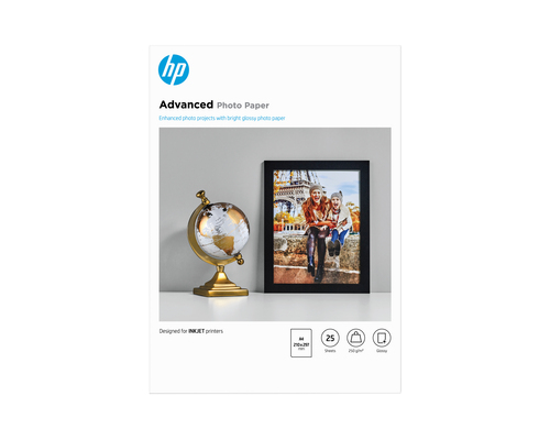 HP Advanced Glossy Photo Paper-25 sht/A4/210 x 297 mm HP Advanced Glossy Photo Paper-25 sht/A4/210 x 297 mm