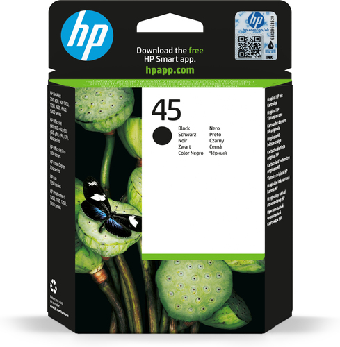 HP Tinte Nr 45  black 51645AE