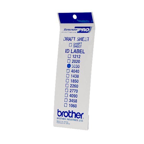 Brother ID3030 Druckeretikett Weiß Brother ID3030 Druckeretikett Weiß