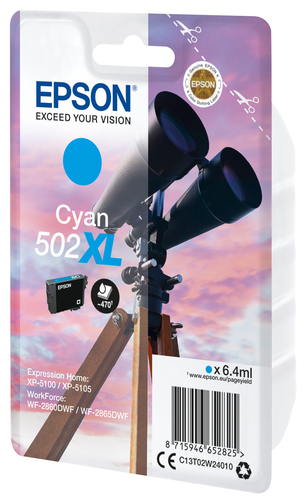Epson 502XL, original, cyan, Tinte Epson 502XL, original, cyan, Tinte