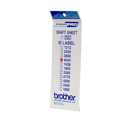 Brother ID4040 Druckeretikett Weiß Brother ID4040 Druckeretikett Weiß