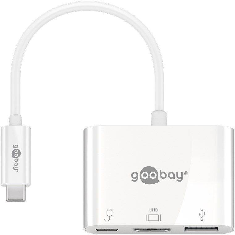 goobay USB-C auf HDMI, Multiport-Adapter auf HDMI™, PD, PD bis zu 60 W