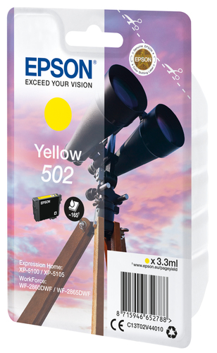 Epson 502, original, gelb, Tinte Epson 502, original, gelb, Tinte