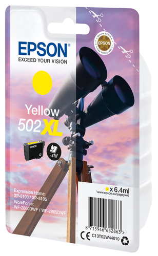 Epson 502XL&comma; original&comma; gelb&comma; Tinte